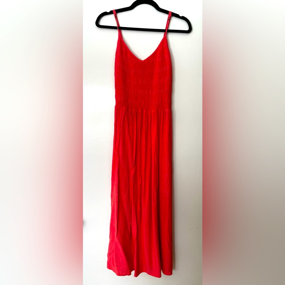 Wild Fable Coral Midi Sundress